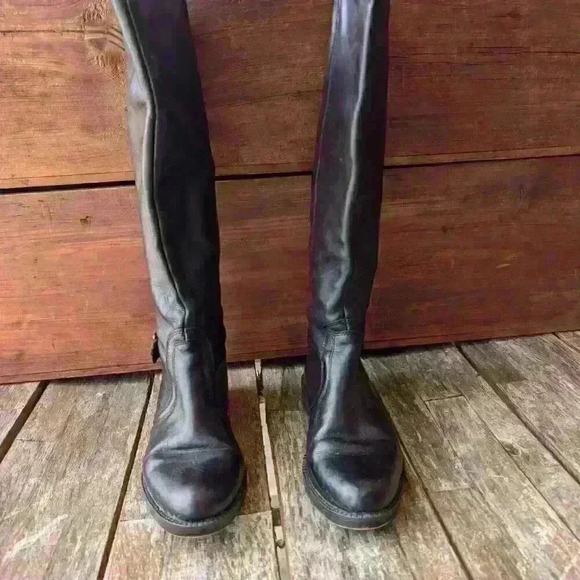 Franco sarto Black equestrian style boots, size 6 - Picture 2 of 6